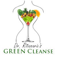 GREEN Cleanse - glass with body x200
