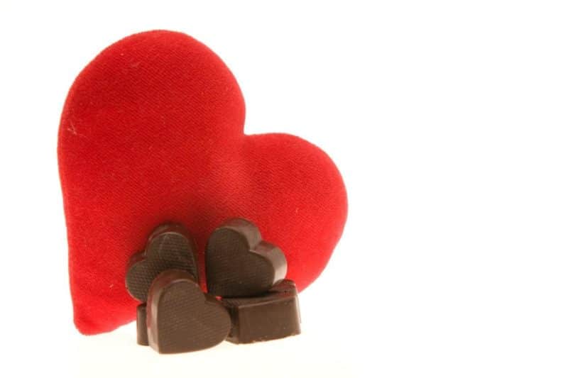 valentine chocolate small