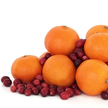 oranges and cranberries