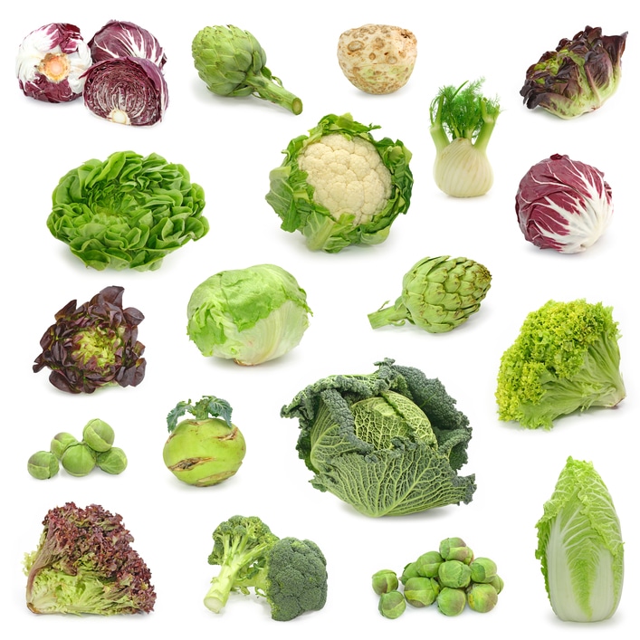 detox foods - cruciferous vegetables and leafy greens
