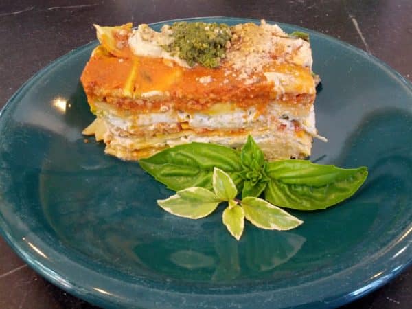 Raw, Living, Vegan, Gluten-Free, Dairy-Free Lasagna